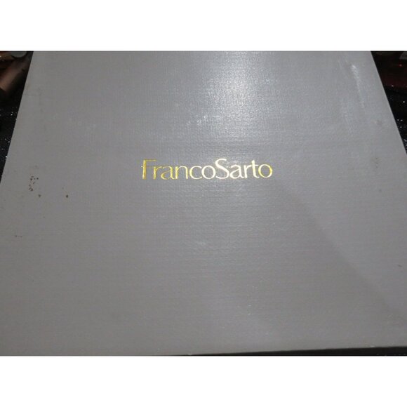 Franco Sarto Takara Tan Espadrille Leather Upper Platform Wedge Sandal sz 8.5 - Picture 11 of 11